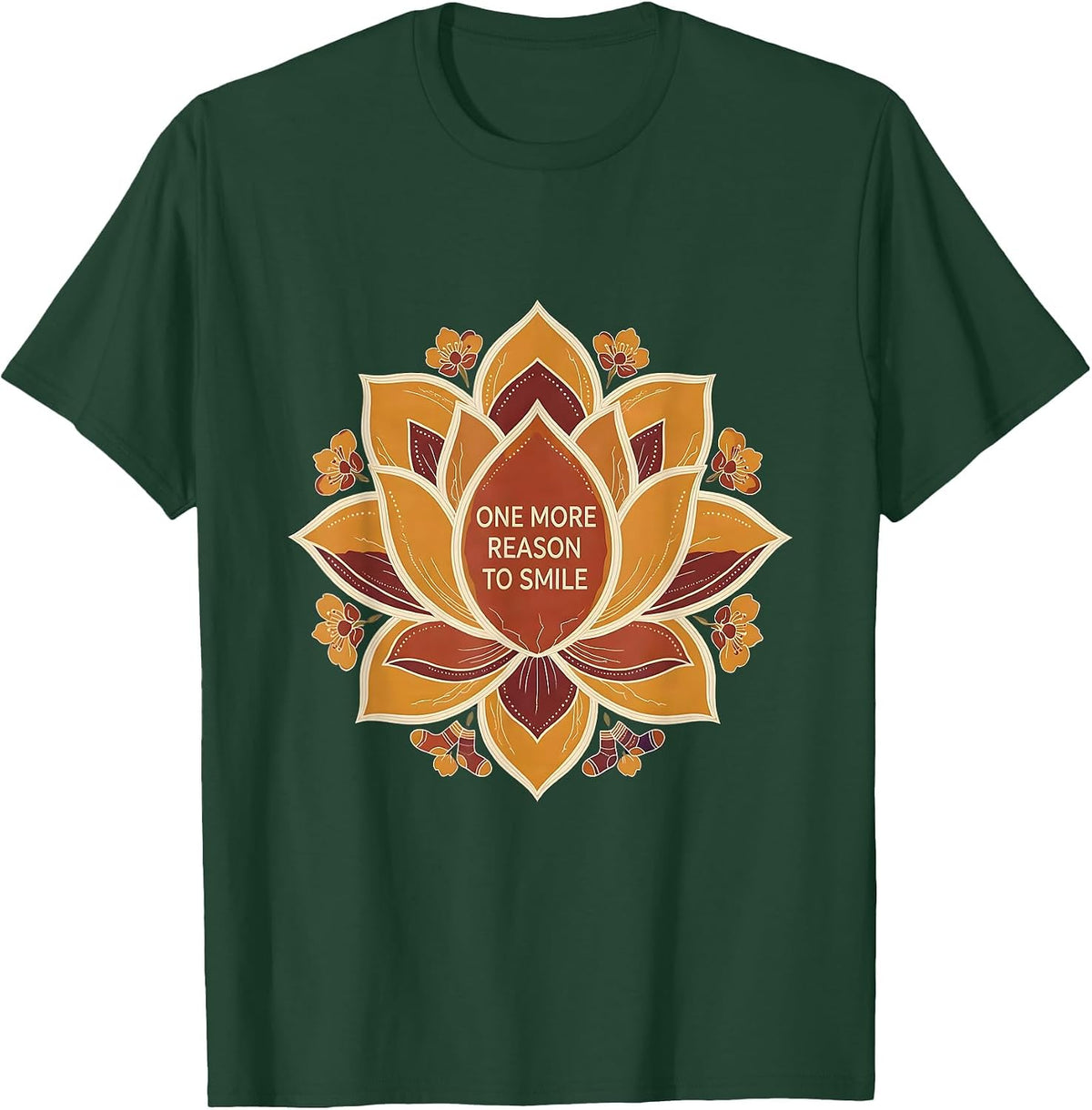 Men's One More Reason To Smile Down Syndrome Awareness T-Shirt - Dark Green