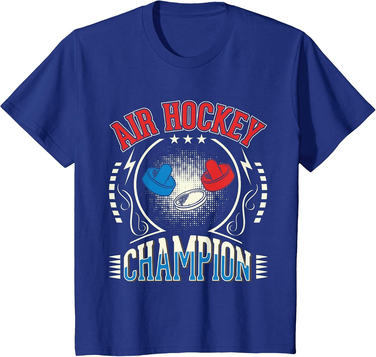 Air Hockey Champion T-Shirt - Royal Blue