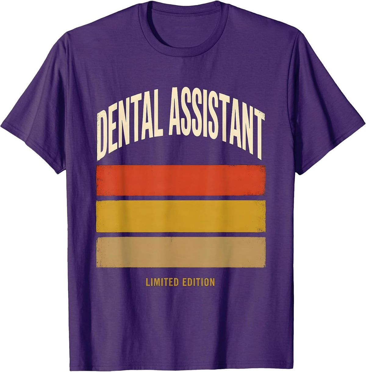 Men's Dental Assistant Limited Edition Funny Job Title Profession T-Shirt - Purple