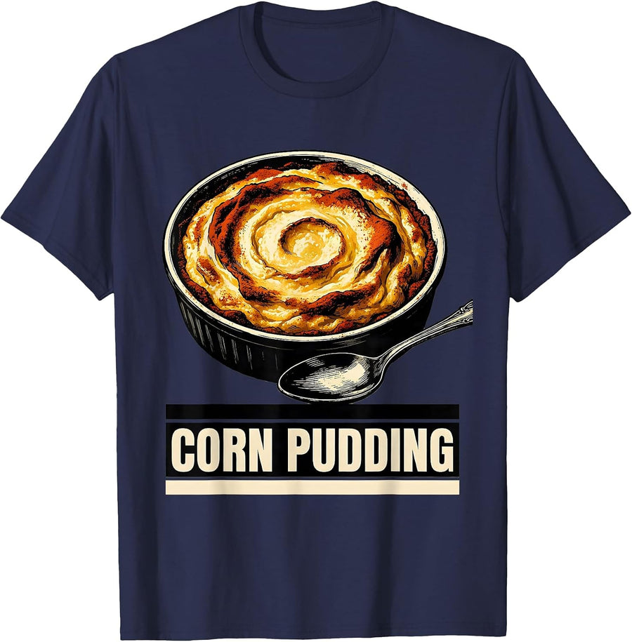 Corn Pudding Bootleg 90's Rap Rock Vintage Funny T-Shirt - Navy Blue