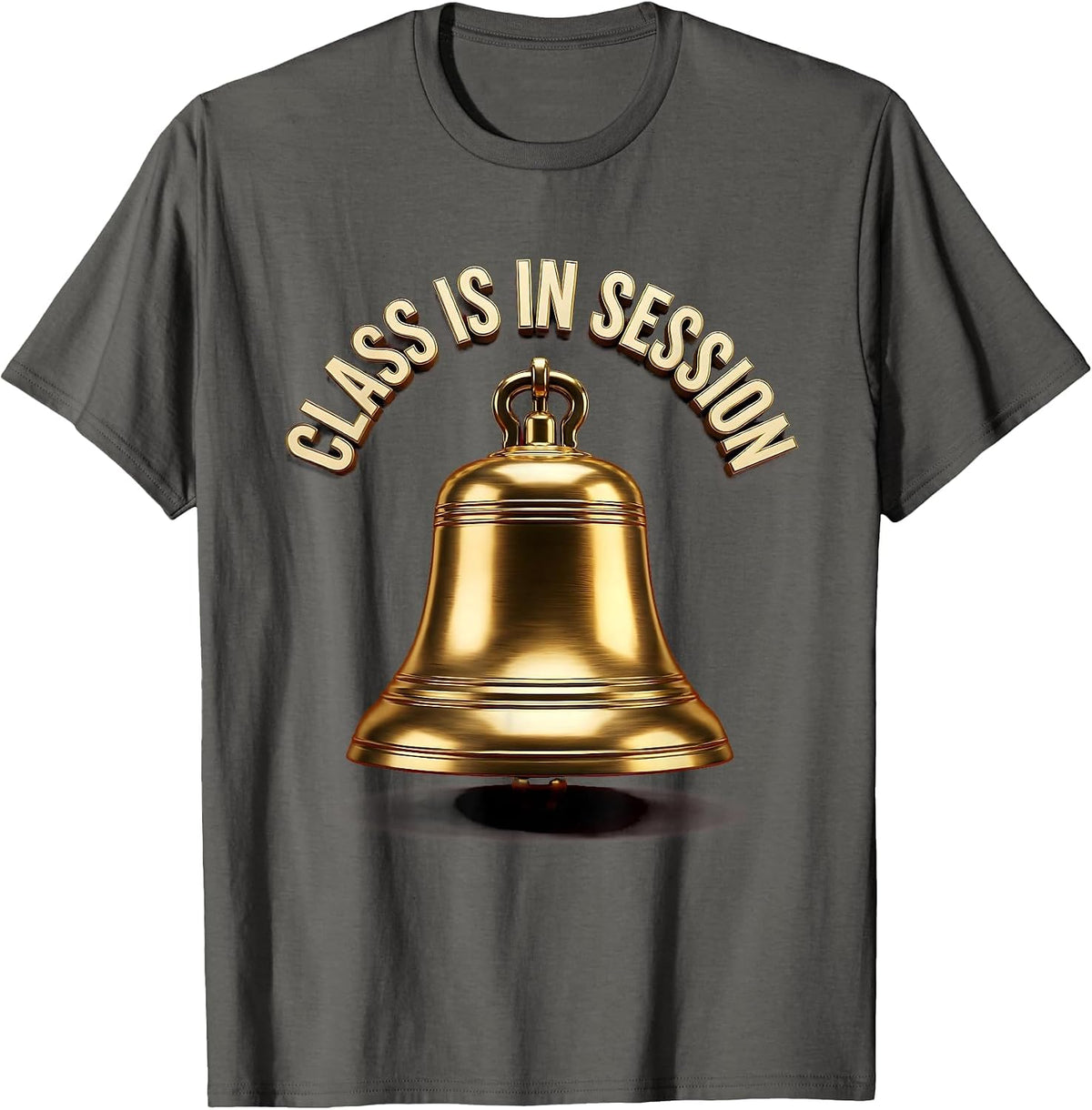 5th Grade Teacher Class Is In Session Design T-Shirt - Asphalt Grey
