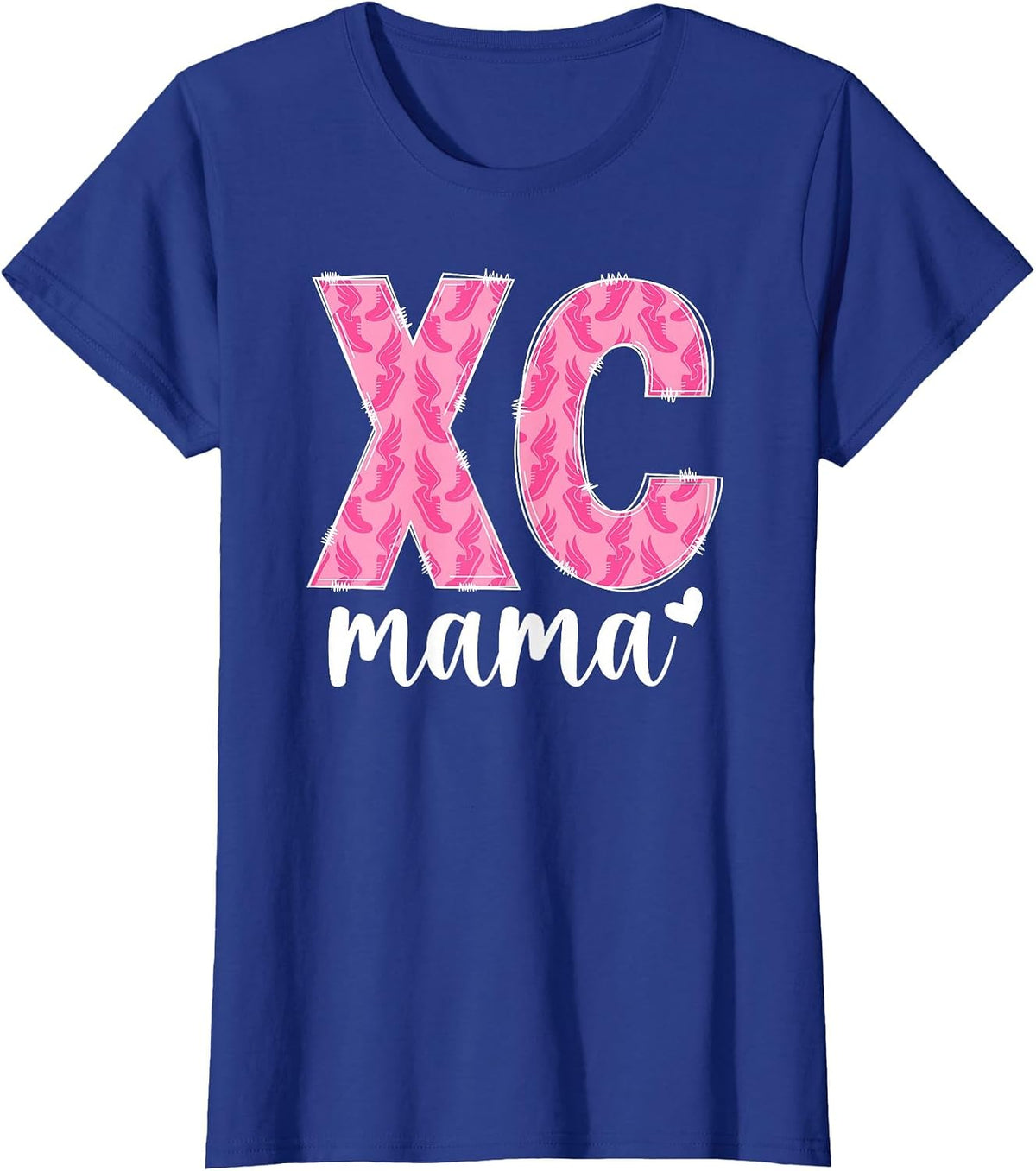 XC Mama Cross Country Mom Cross Country Runner Mom T-Shirt - Royal Blue