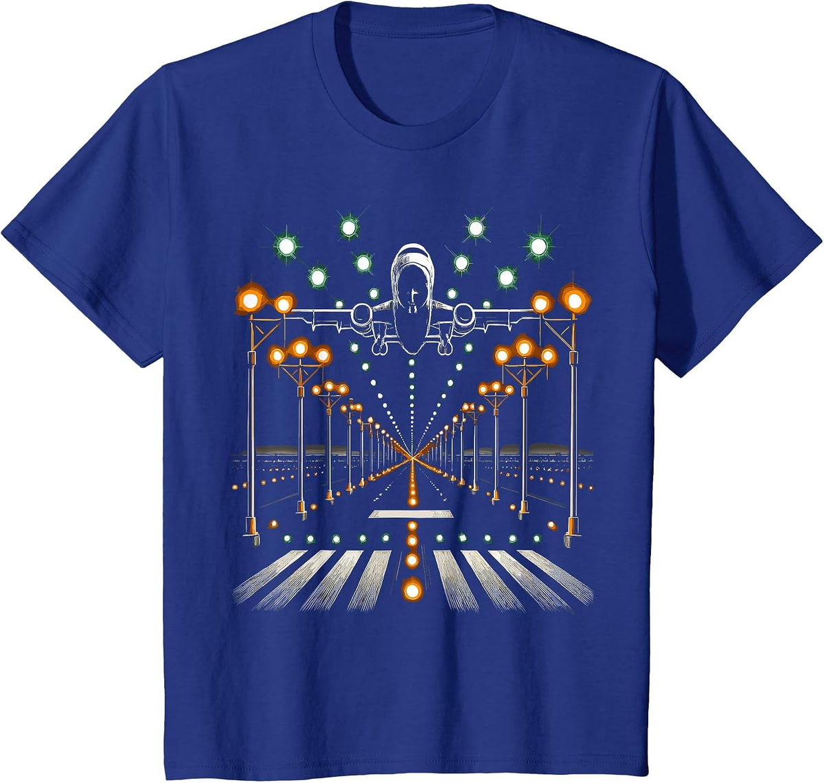 Pilot Funny Aviator Aviation Airplane T-Shirt - Royal Blue