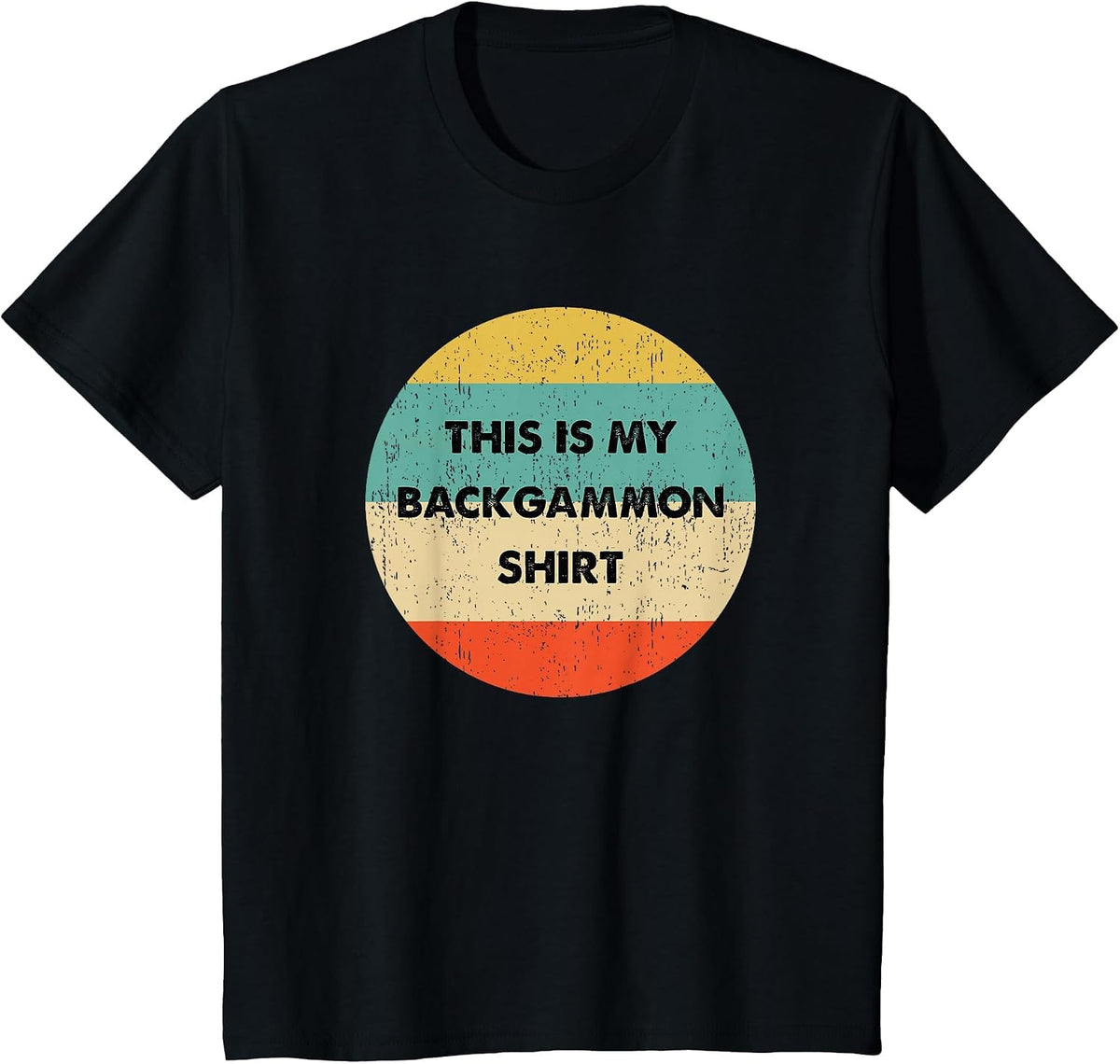 This is My Backgammon T-Shirt - Black