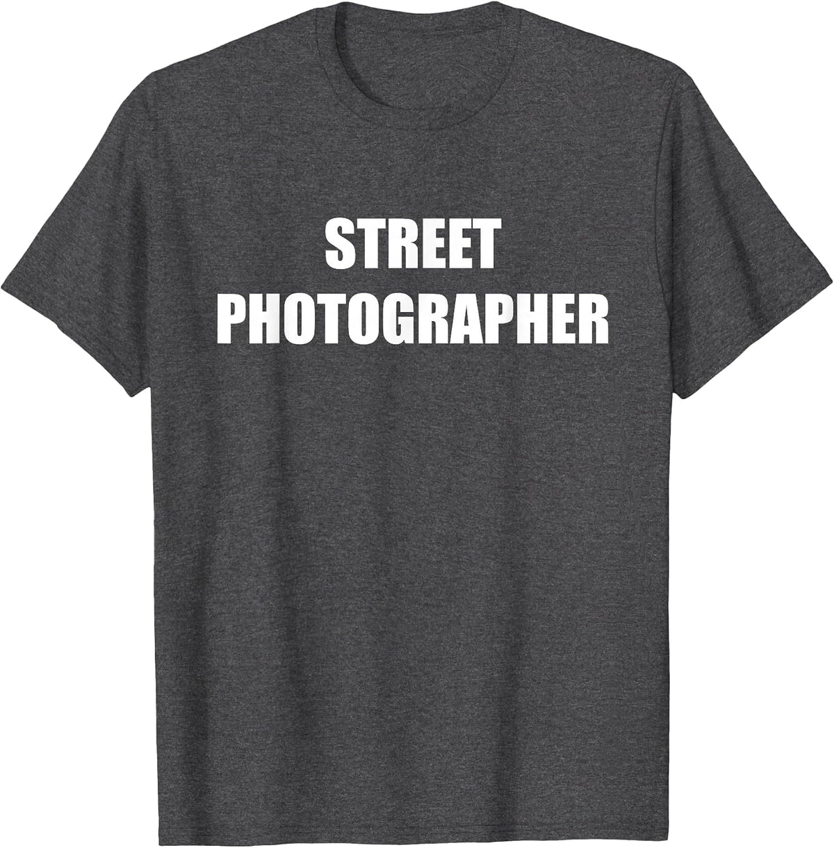 Mademark Photography T-Shirt - Dark Heather Grey-street Photographer