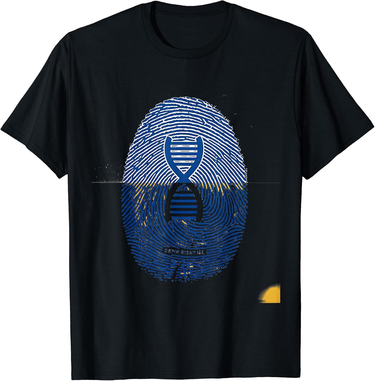 Men's Down Right Me Geometric Down Syndrome Awareness Family T-Shirt - Black