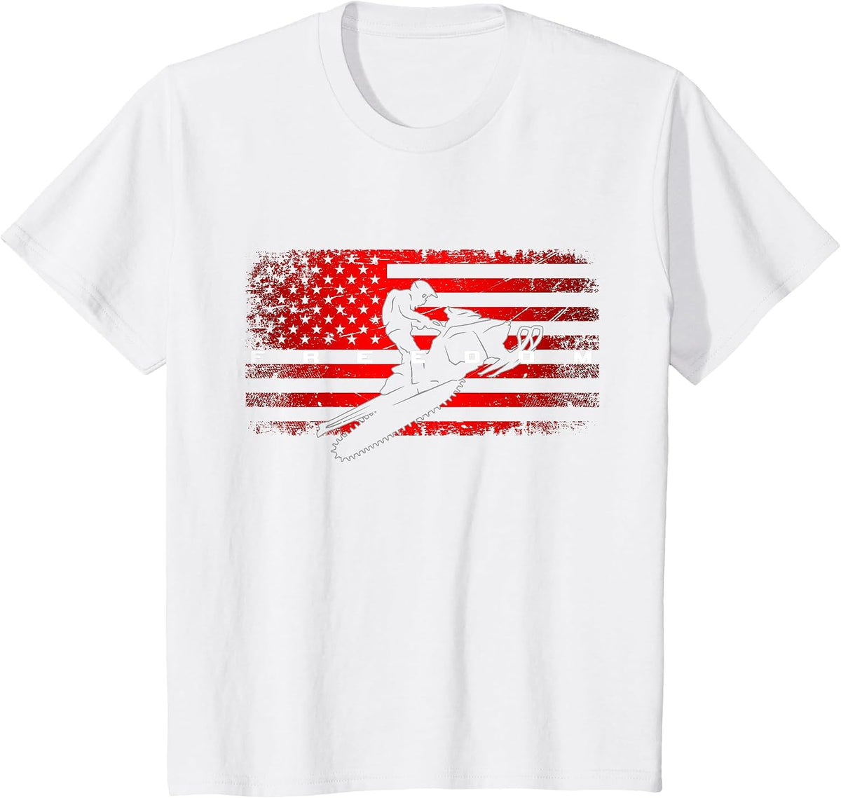 Snowmobile T-Shirt - White