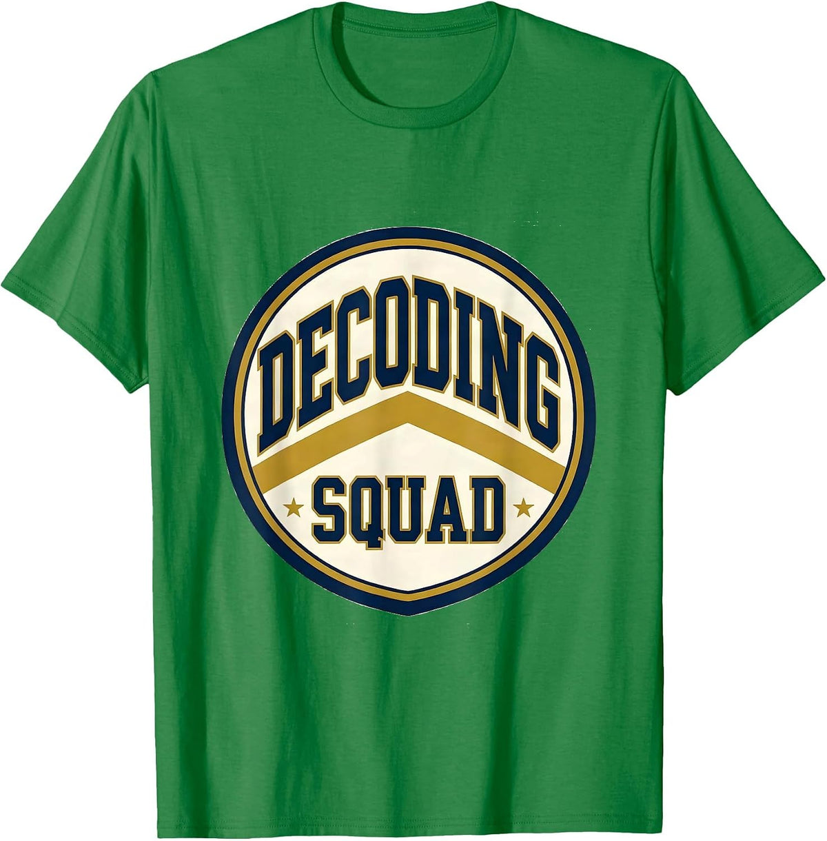 Men's Decoding Squad Structured Literacy Phonics Teacher Reading T-Shirt - Kelly Green