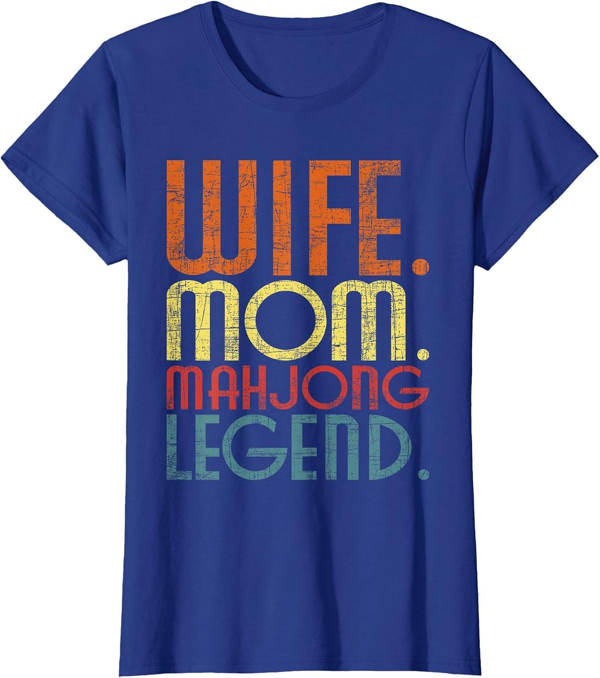 Mahjong Legend - Casino Player Gambling Chinese Game T-Shirt - Royal Blue