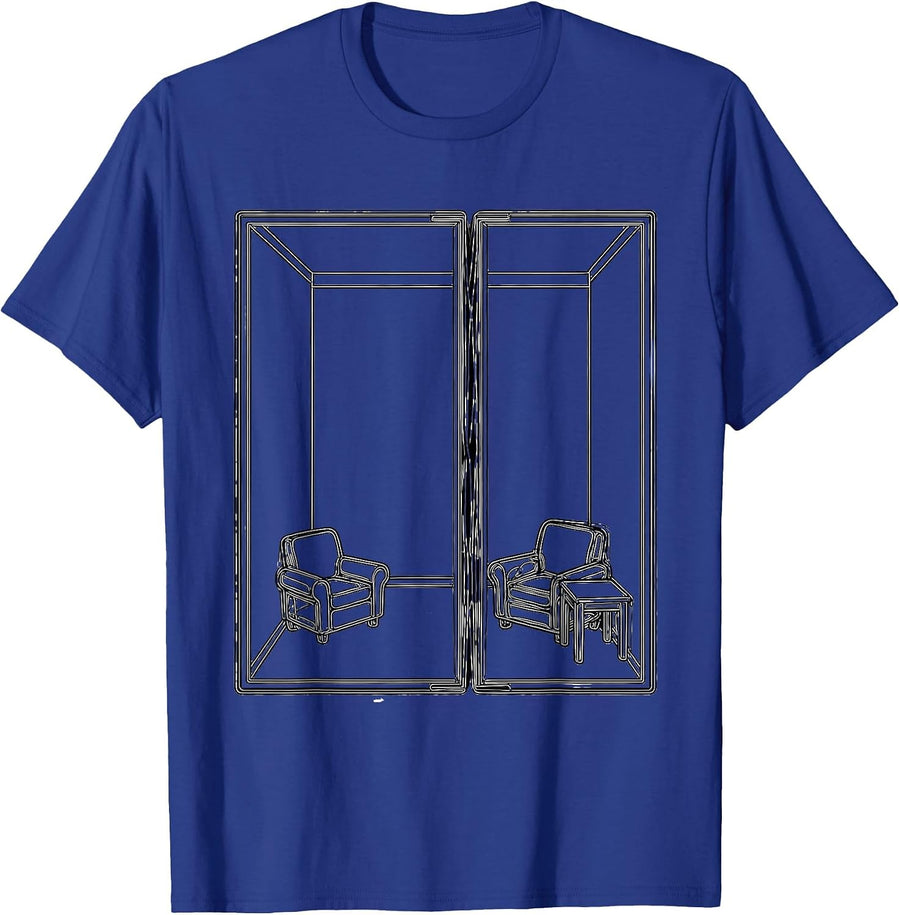 Folded Floor Plan Realtor Humor Real Estate Agent Gift T-Shirt - Royal Blue