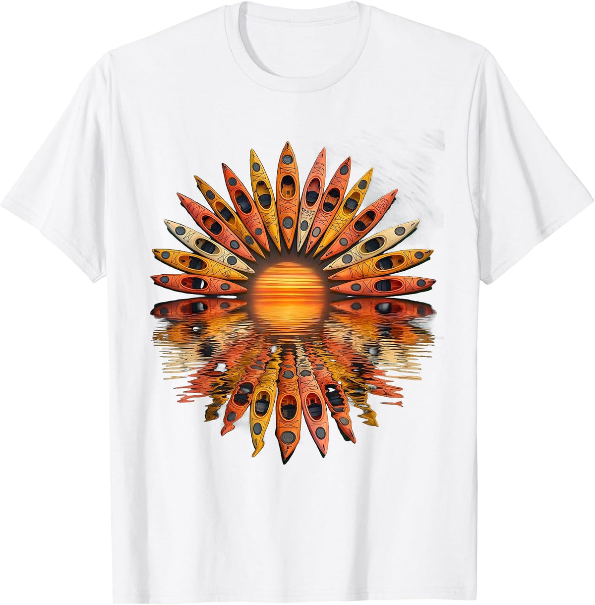Girls Weekend Kayak Lake Graphic Tee T-Shirt - White