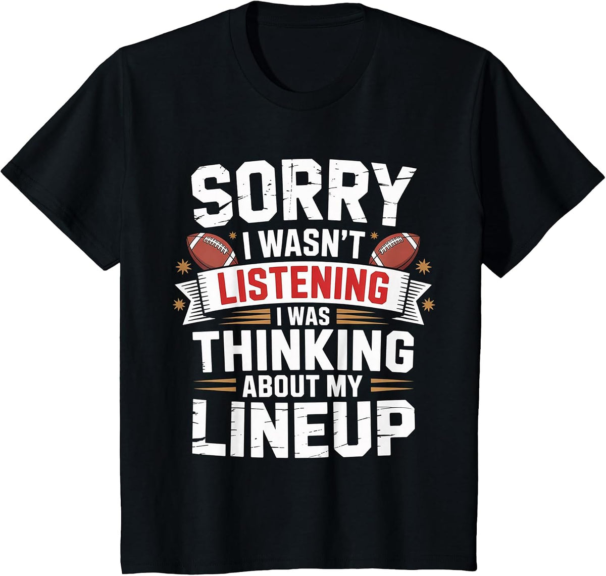 Funny Fantasy Football Player Outfit - Fantasy Football T-Shirt - Black