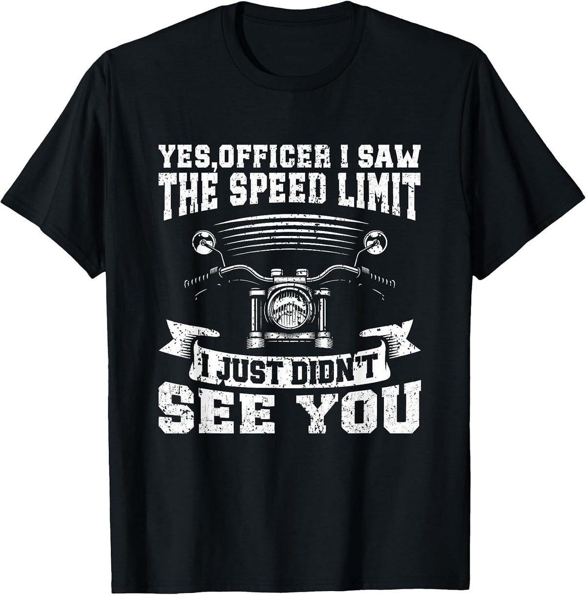 Funny Motorcycle Lover Graphic Women Men Motorbike Rider T-Shirt - Black