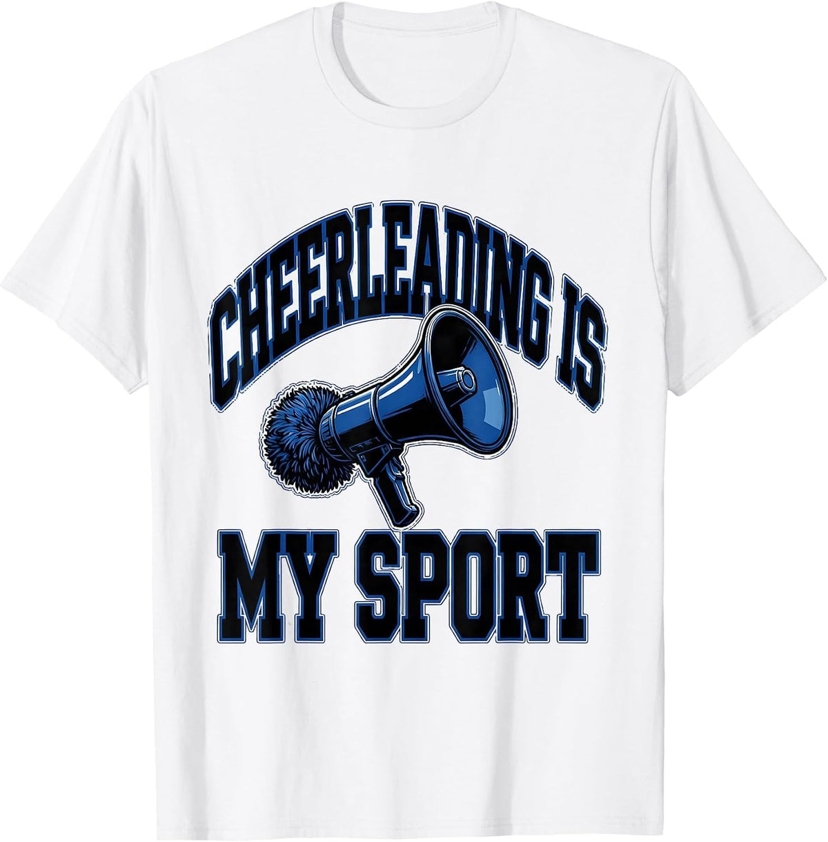 Men's Cheerleading Is My Sport Cheer Mom Dad Game Day Spirit T-Shirt - White