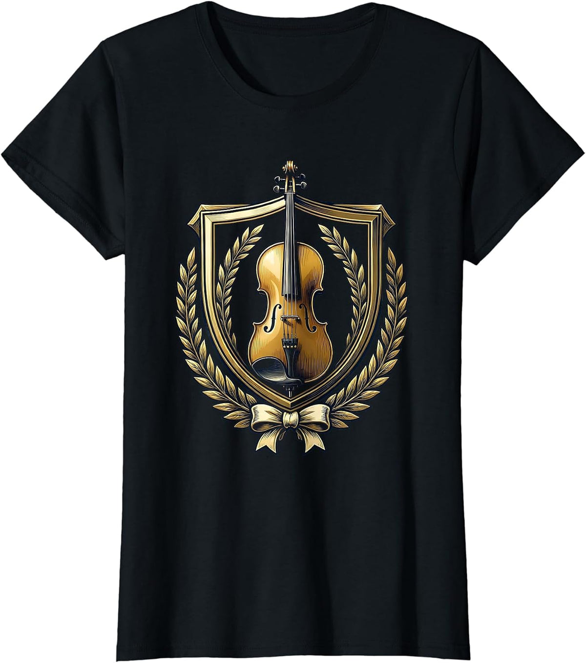 Cello Spotlight Music Teacher Illustration T-Shirt - Black