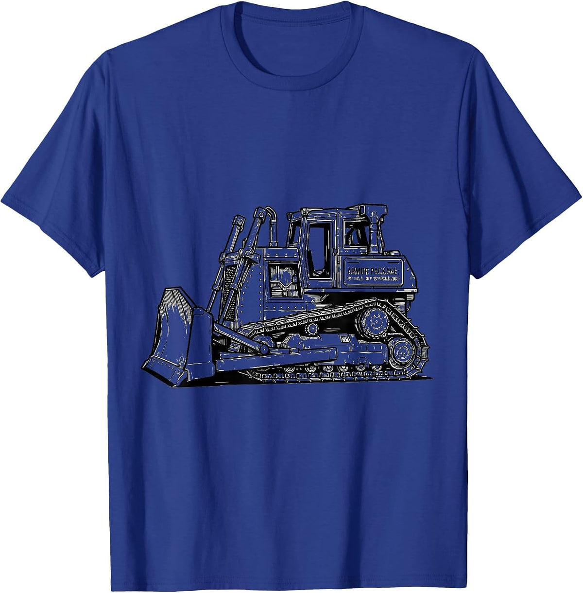 Men's Armor Package: Optional But Recommended Heavy Machinery T-Shirt - Royal Blue