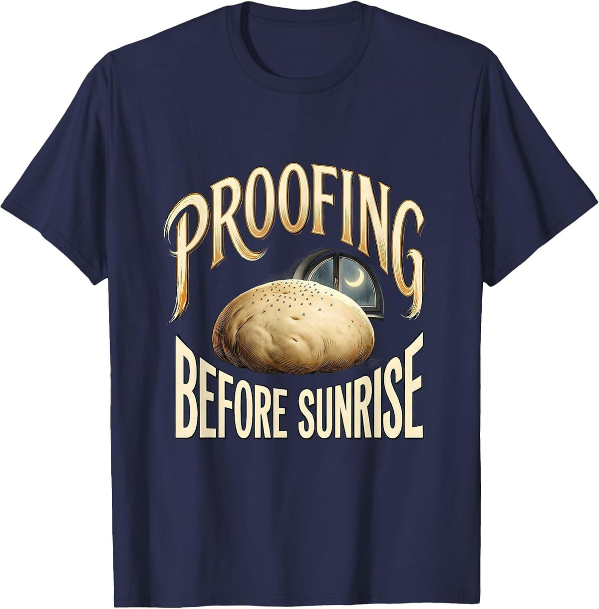 Proofing Before Sunrise Funny EMT Paramedic First Responder T-Shirt - Navy Blue