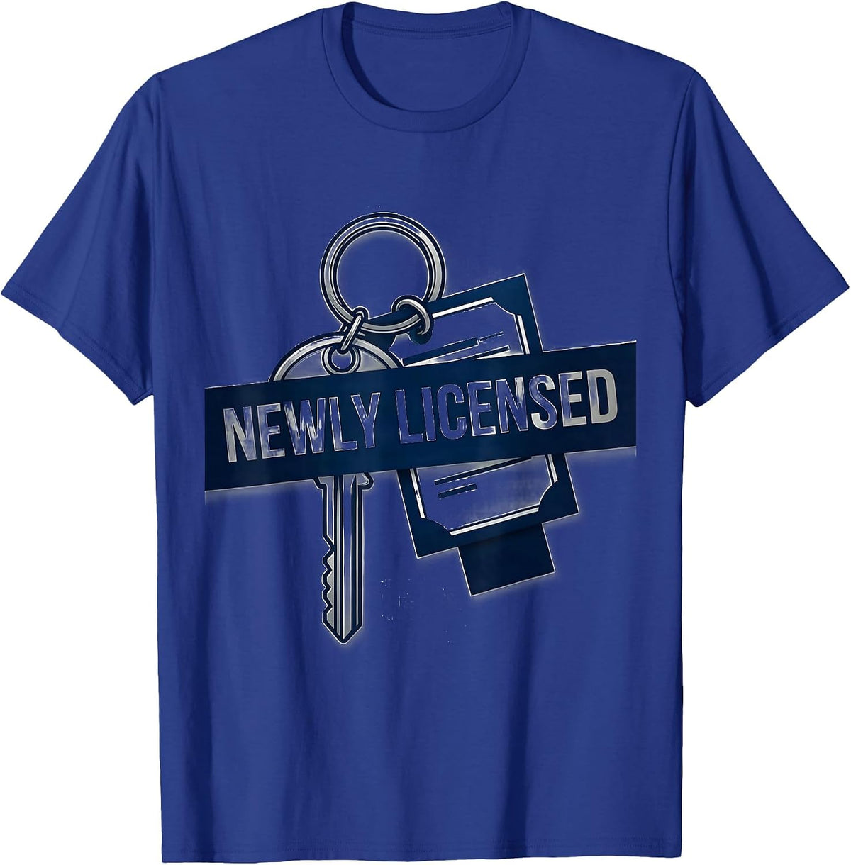 Men's Newly Licensed Funny Realtor Real Estate Agent Gift T-Shirt - Royal Blue