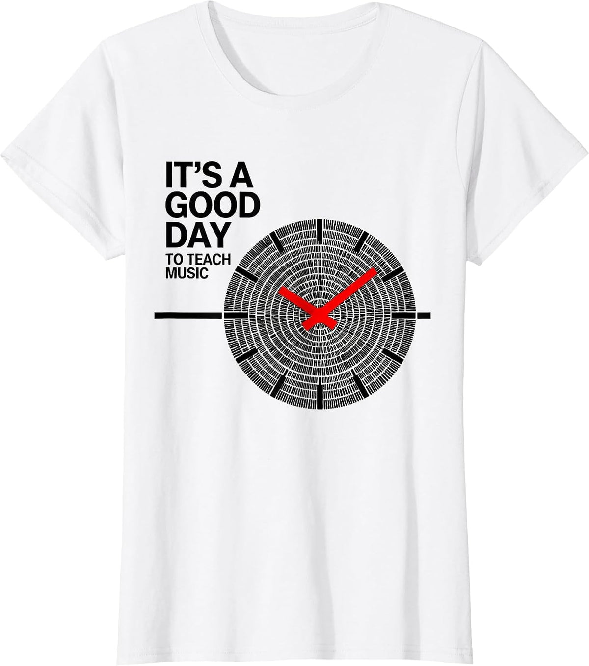 It's A Good Day To Teach Music Retro Teacher School Year T-Shirt - White