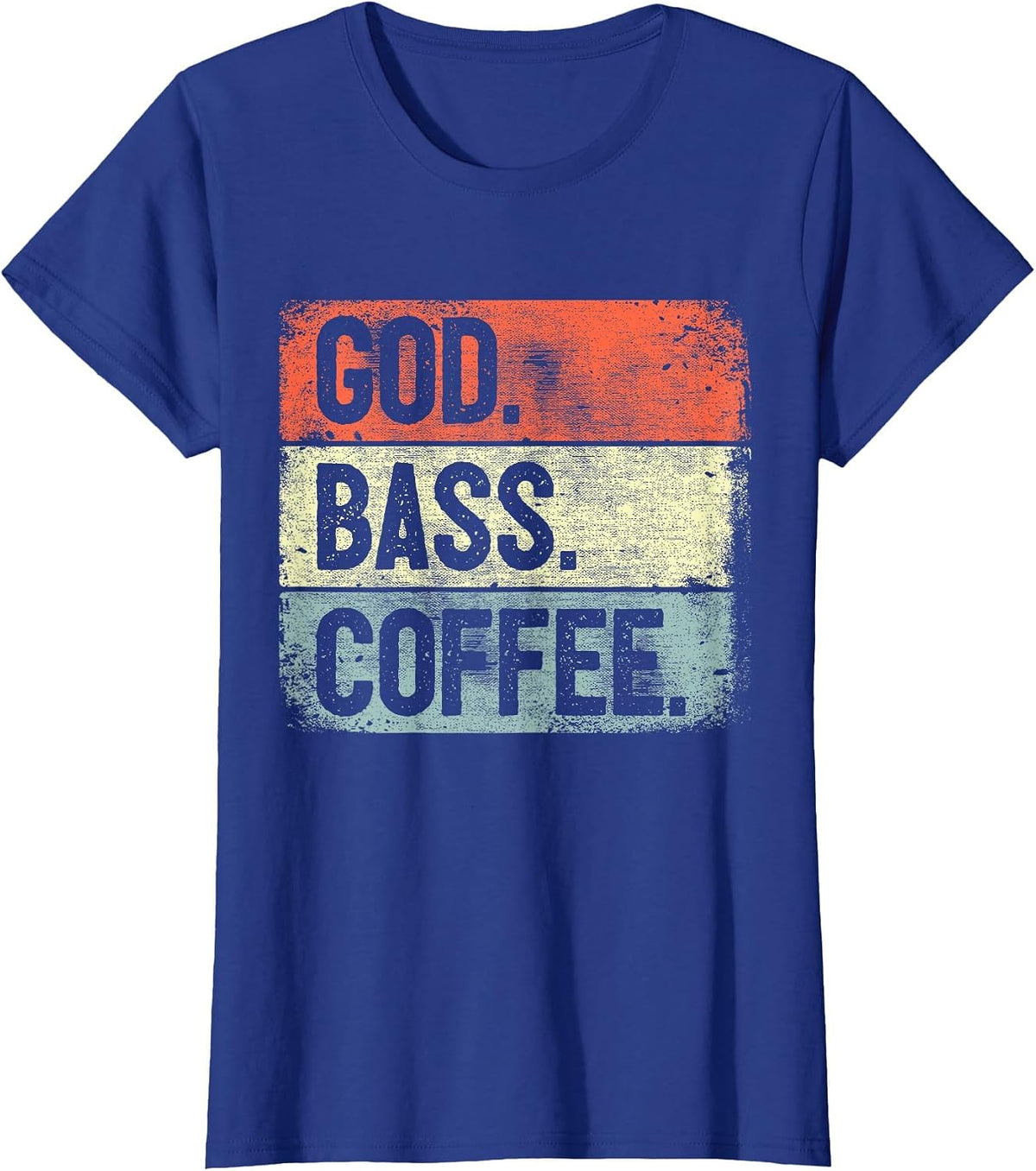 Christian Bassist Jesus Bass Worship Bass Player T-Shirt - Royal Blue