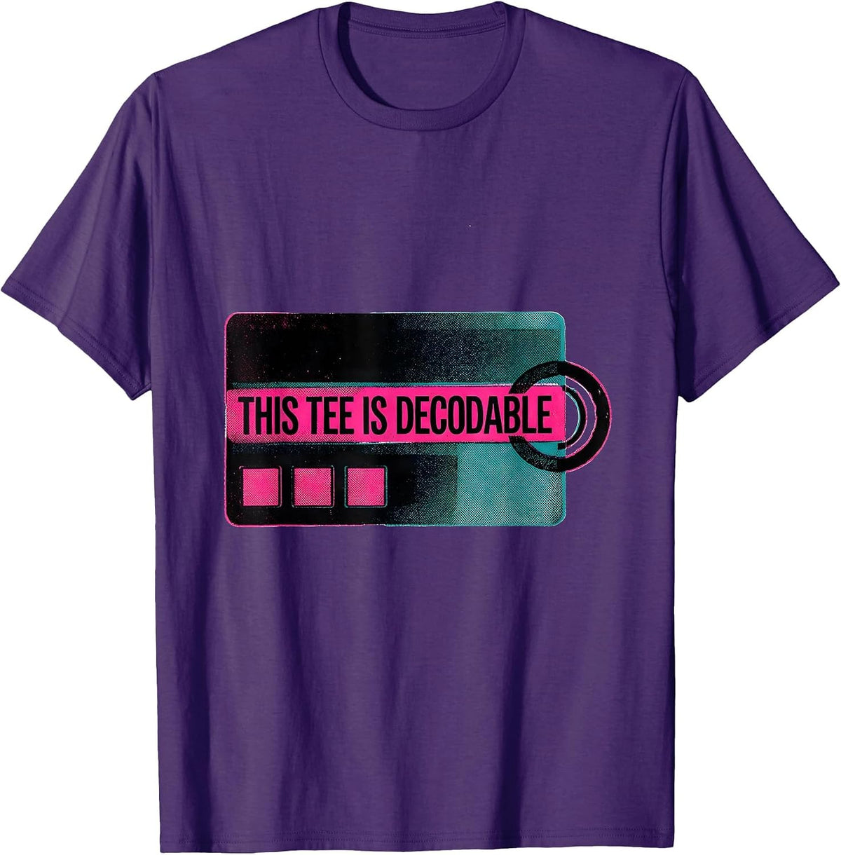 Men's This Tee Is Decodable Structured Literacy Reading Teacher T-Shirt - Purple