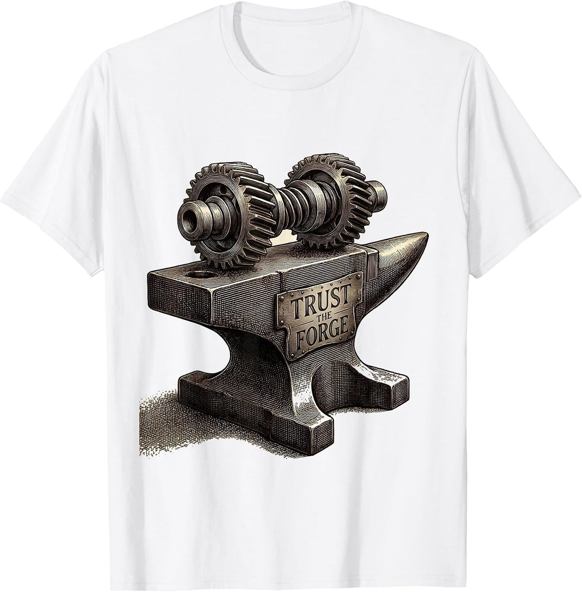 Men's Trust the Forge Valley Forge Automotive Design T-Shirt - White