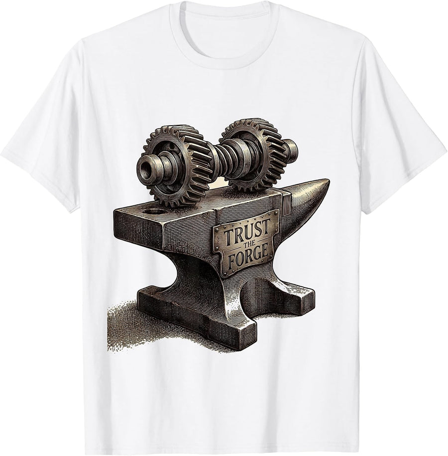 Men's Trust the Forge Valley Forge Automotive Design T-Shirt - White