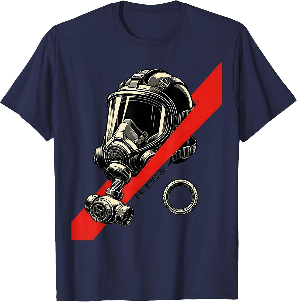 Fire Response Constructivist Firefighter Humor Pride Gift T-Shirt - Navy Blue