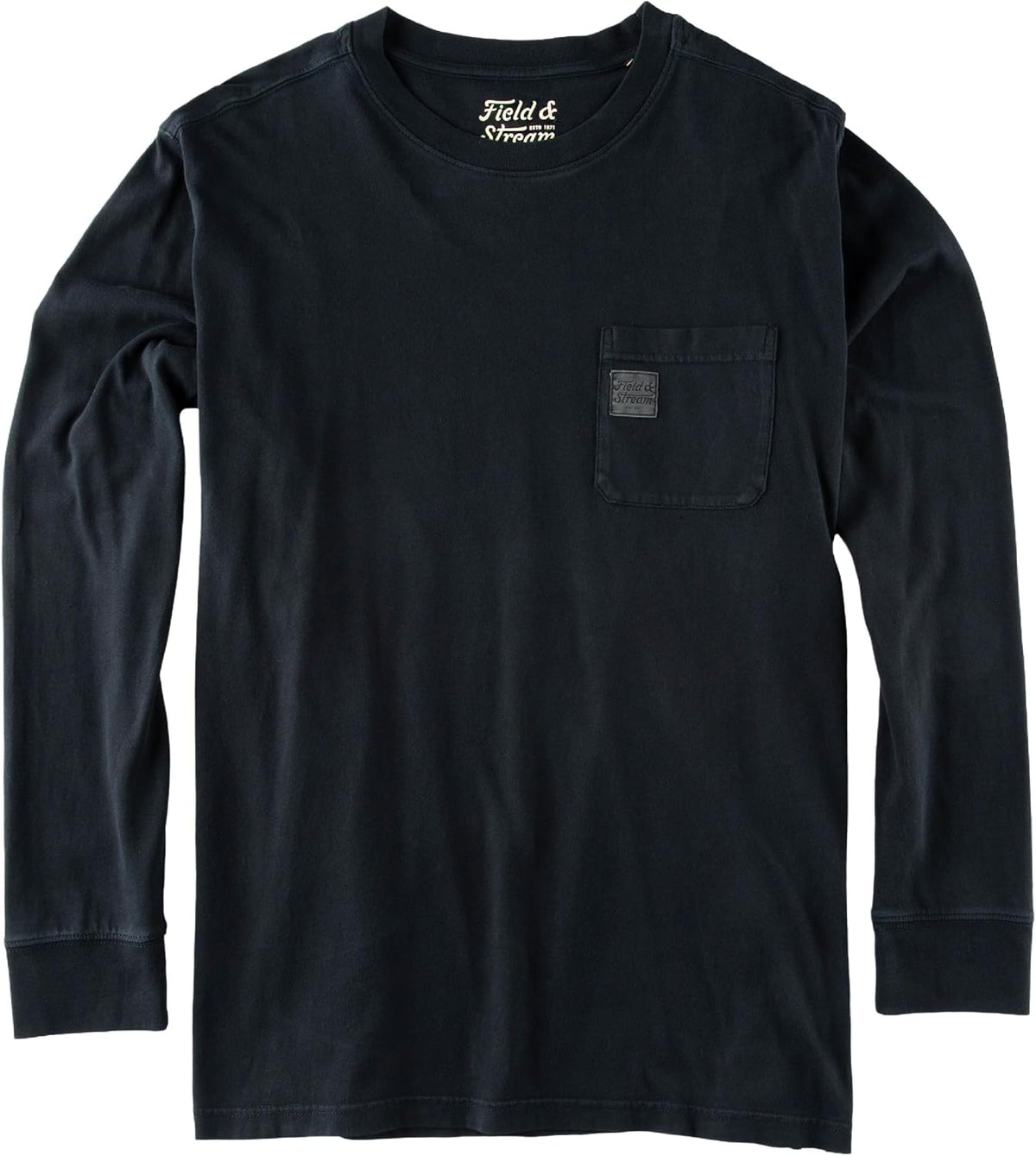 Field & Stream Men's Flush Out Long Sleeve Pocket Tee Shirt - Black