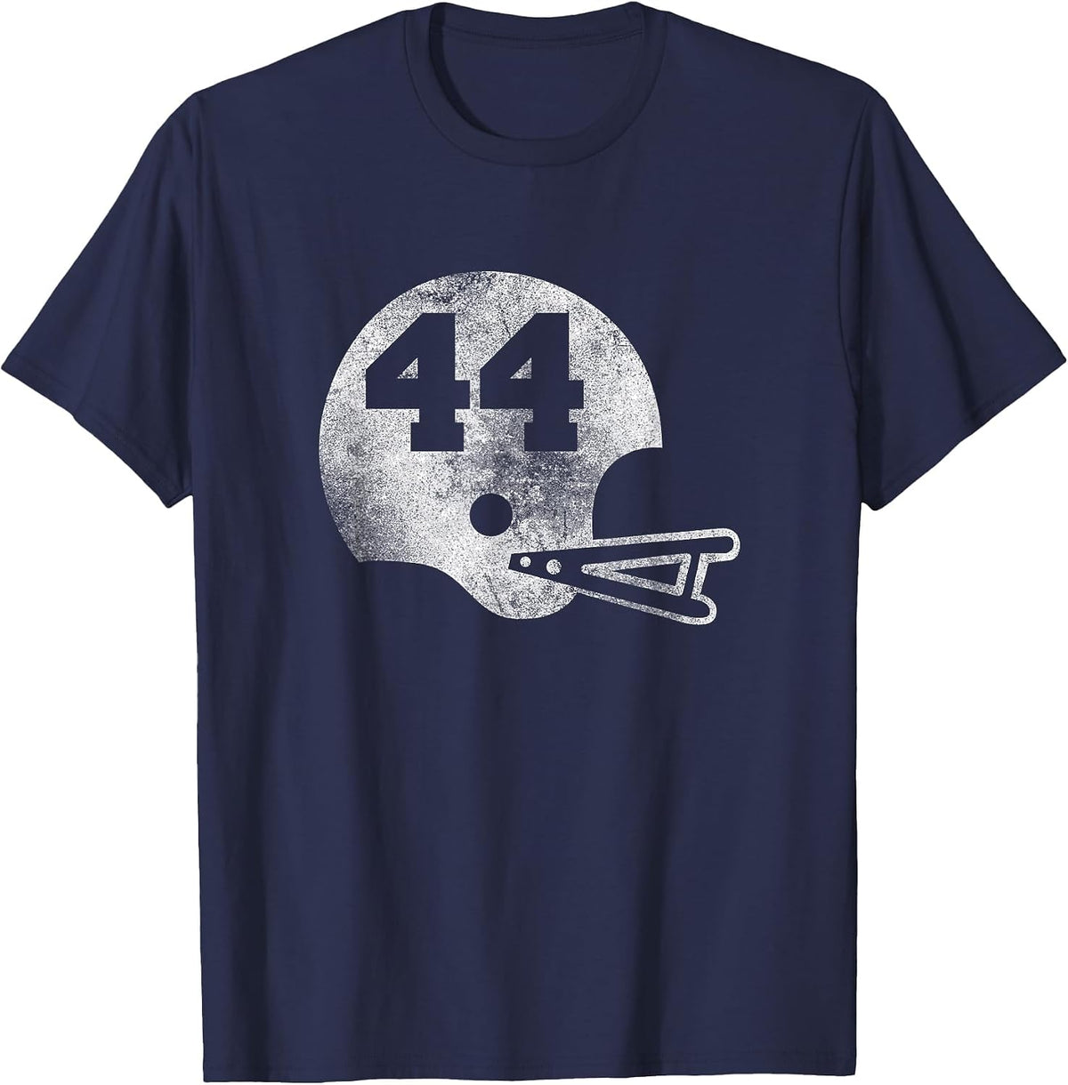 Vintage Football Jersey No. 44 T-Shirt Player No T-Shirt - Navy Blue
