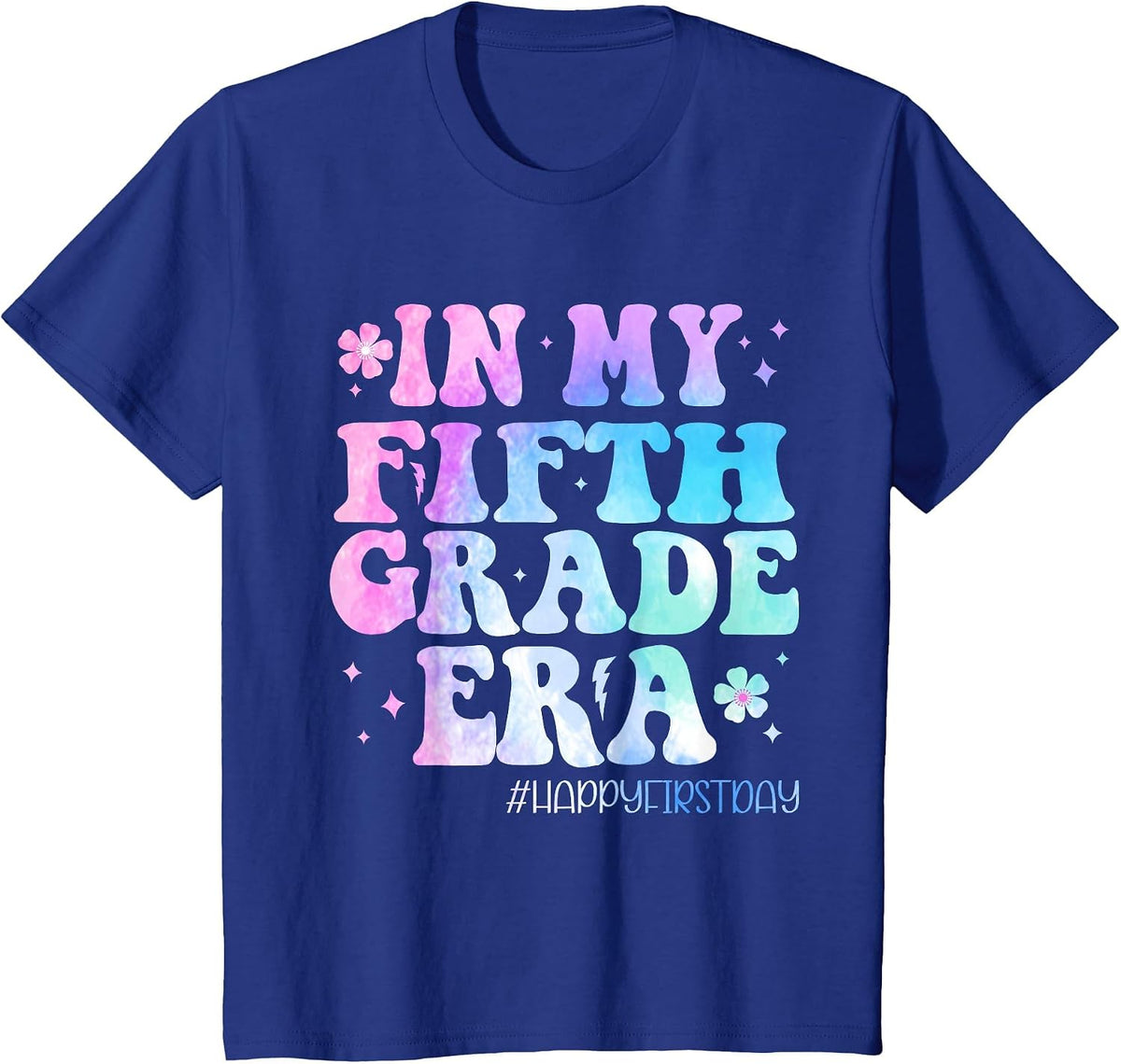 in My Fifth Grade Era Back to School 5th Grade Teachers Kids T-Shirt - Royal Blue