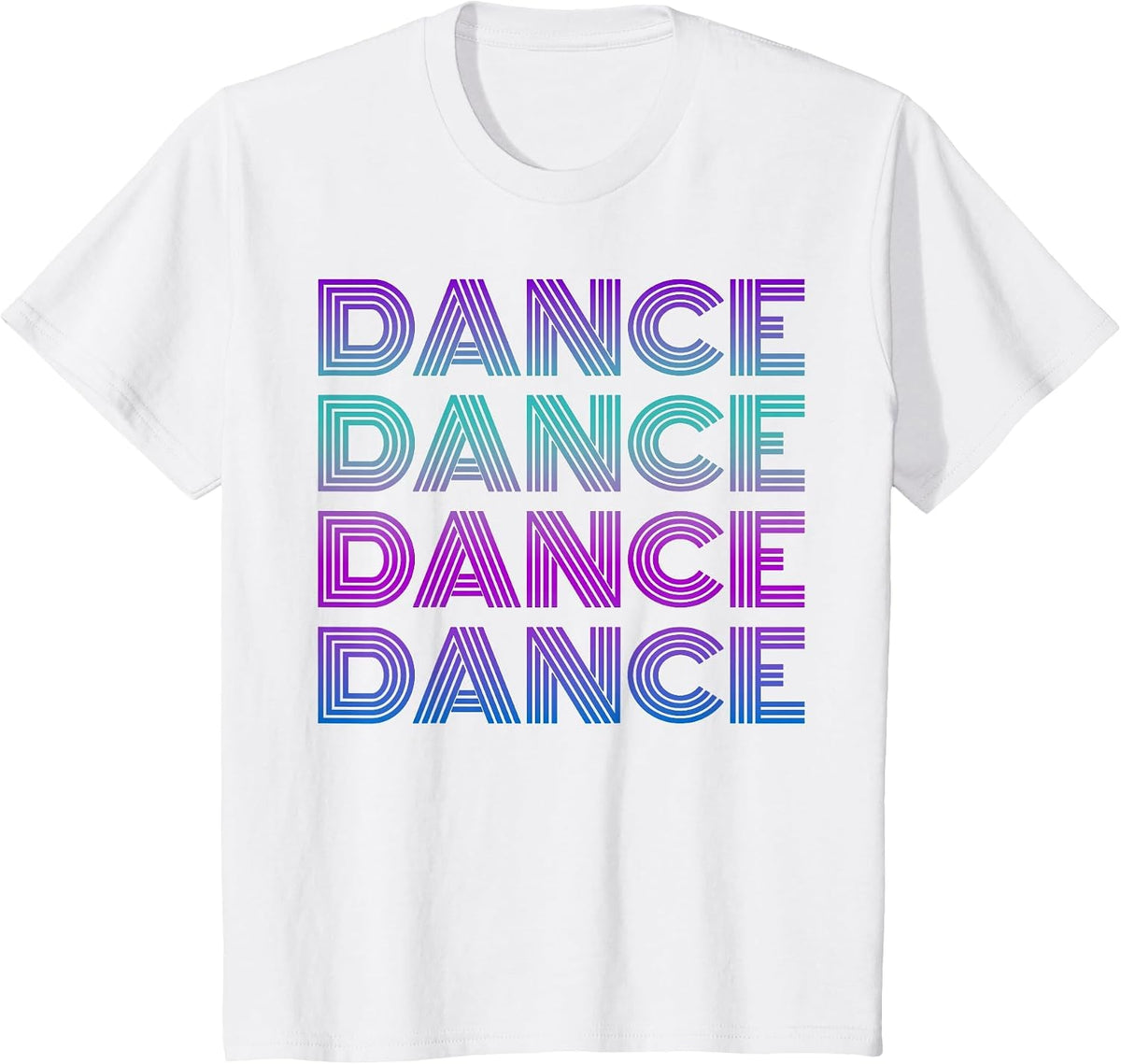 Retro Dance I Love Dancing Dancer Teen Student Dance Teacher T-Shirt - White
