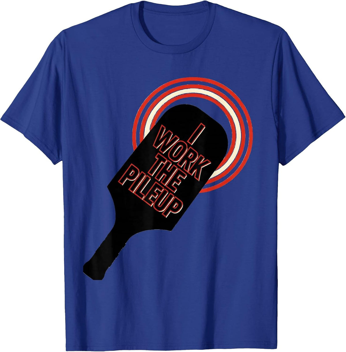 I Work The Pileup Funny Ham Radio Operator Hobby Humor T-Shirt - Royal Blue