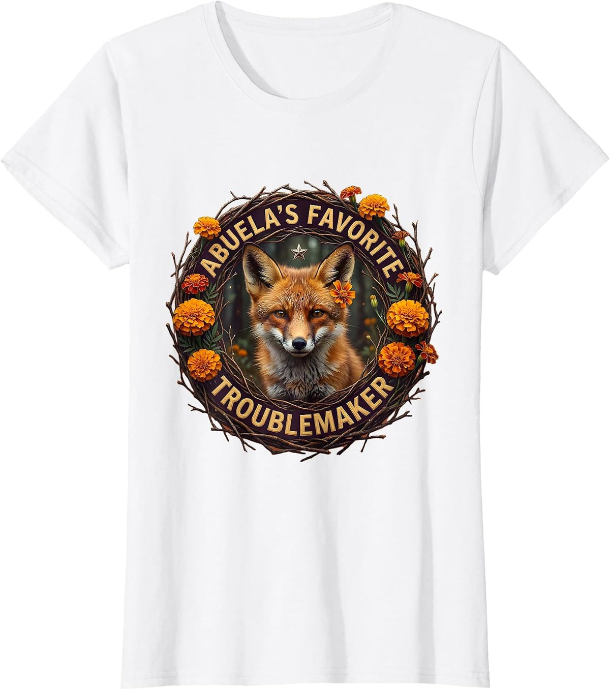Abuela's Favorite Troublemaker Toddler Mexican T-Shirt - White