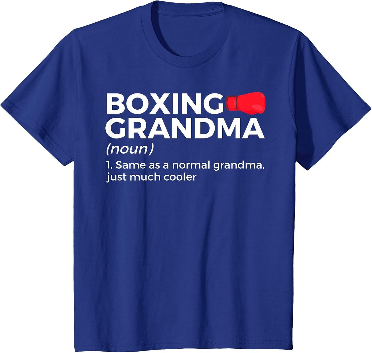 Funny Boxing Grandma Definition T-Shirt - Royal Blue