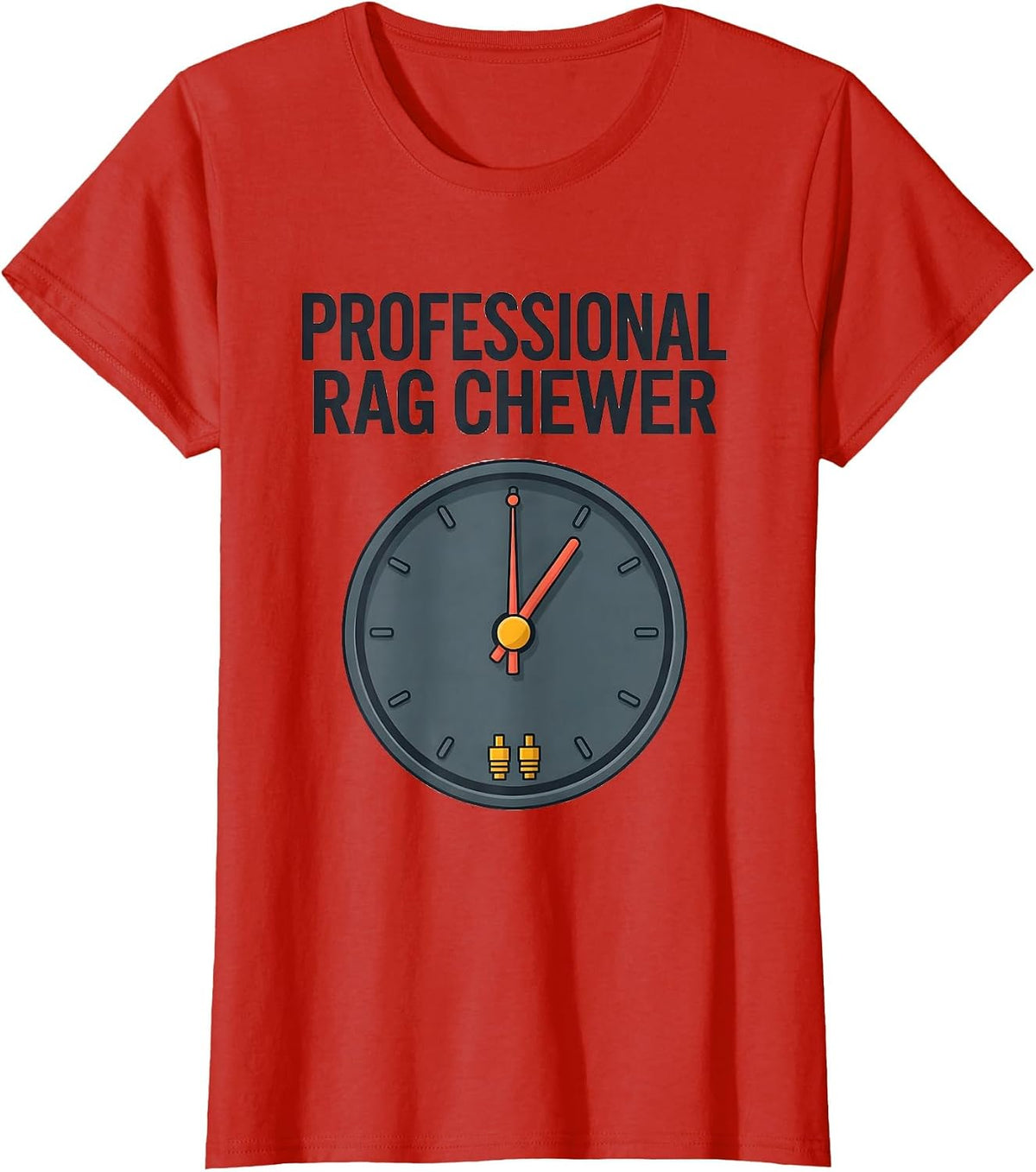 Women's Professional Rag Chewer Funny Ham Radio Operator Hobbyist T-Shirt - Red