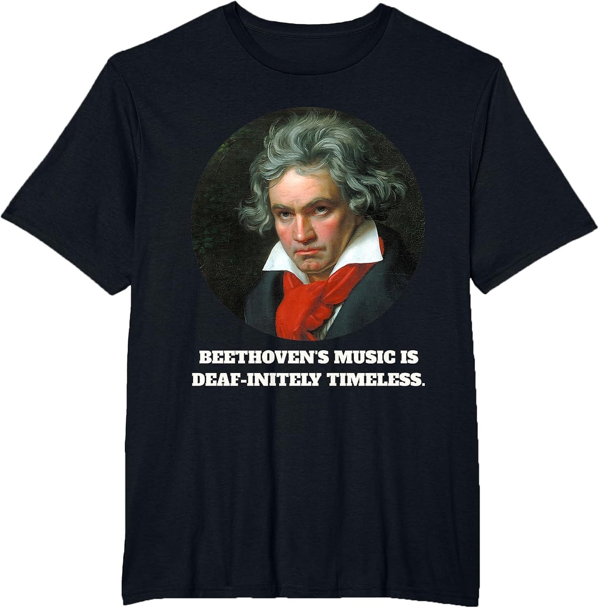 Ludwig Van Beethoven Saying Composer Classical Music T-Shirt - Black