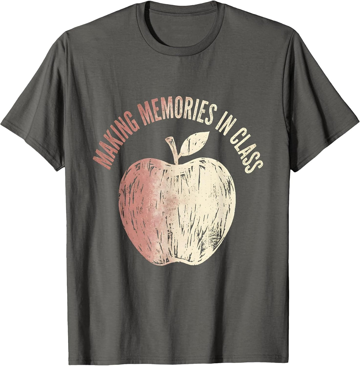 Making Memories In Class 5th Grade Teacher T-Shirt - Asphalt Grey