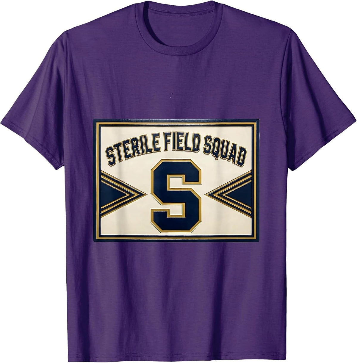 Men's Sterile Field Squad Sports Surgical Tech Scrub Tech Pride T-Shirt - Purple