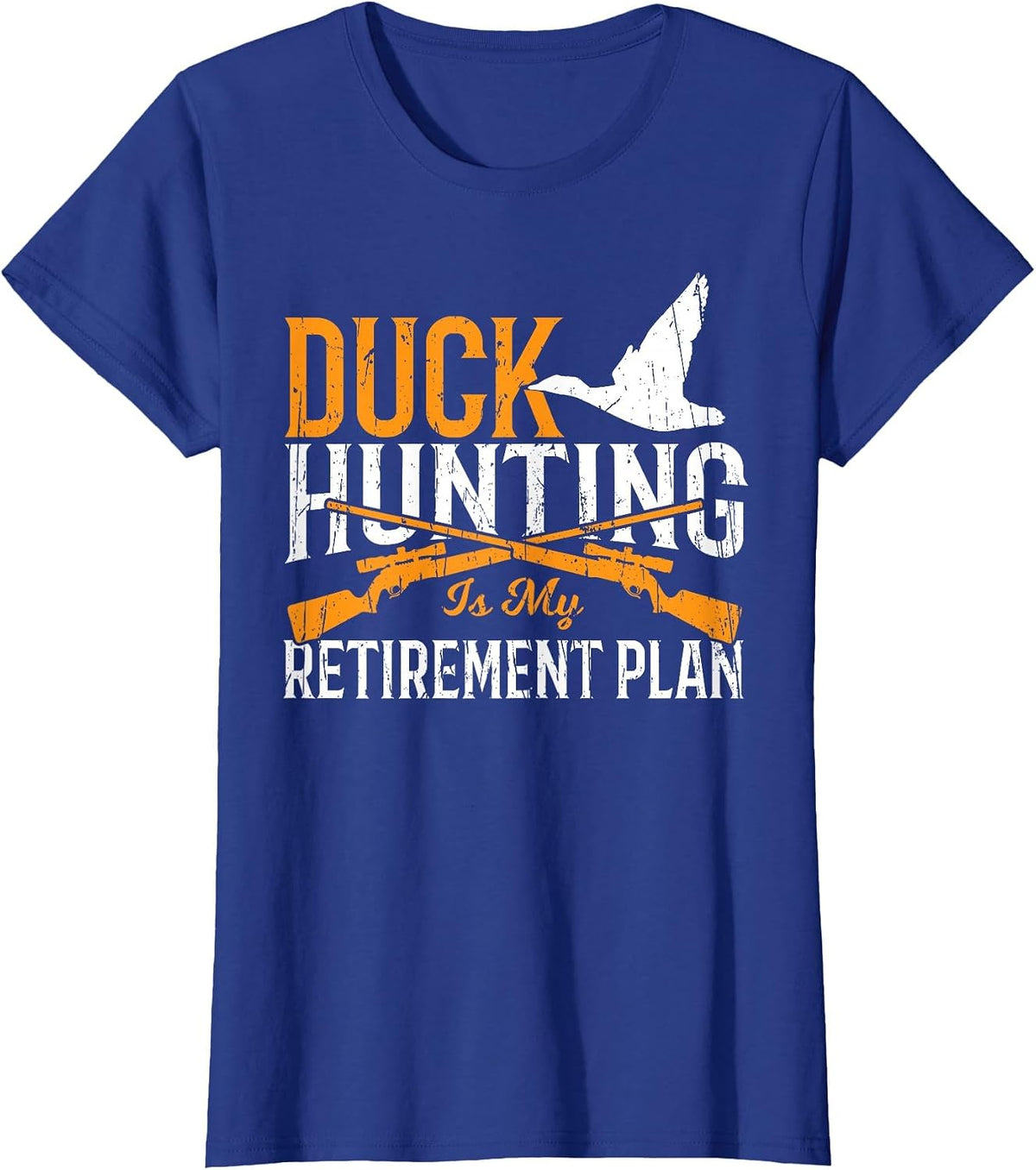 Duck Hunting Retirement Men Retirement Duck Hunter T-Shirt - Royal Blue