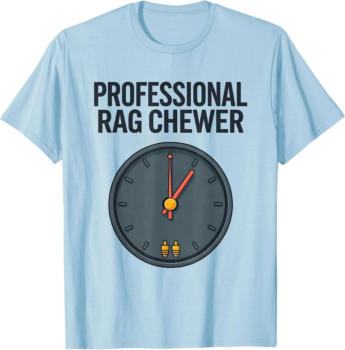 Men's Professional Rag Chewer Funny Ham Radio Operator Hobbyist T-Shirt - Baby Blue