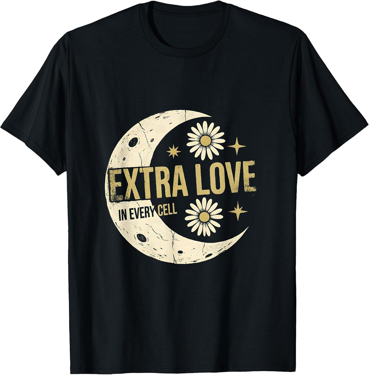 Men's Extra Love In Every Cell Down Syndrome Awareness T-Shirt - Black
