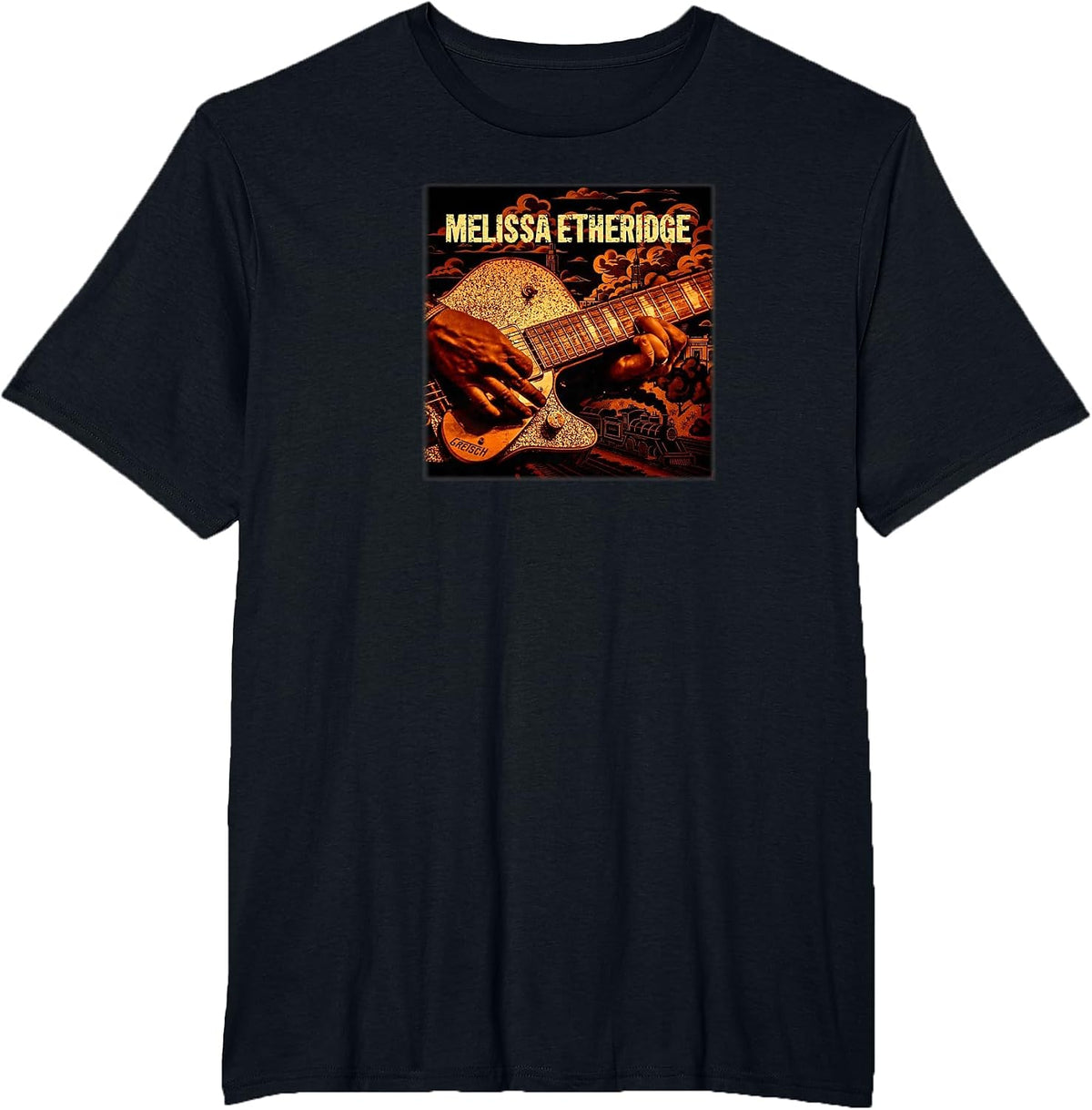 Melissa Etheridge Golden Strings T-Shirt - Black