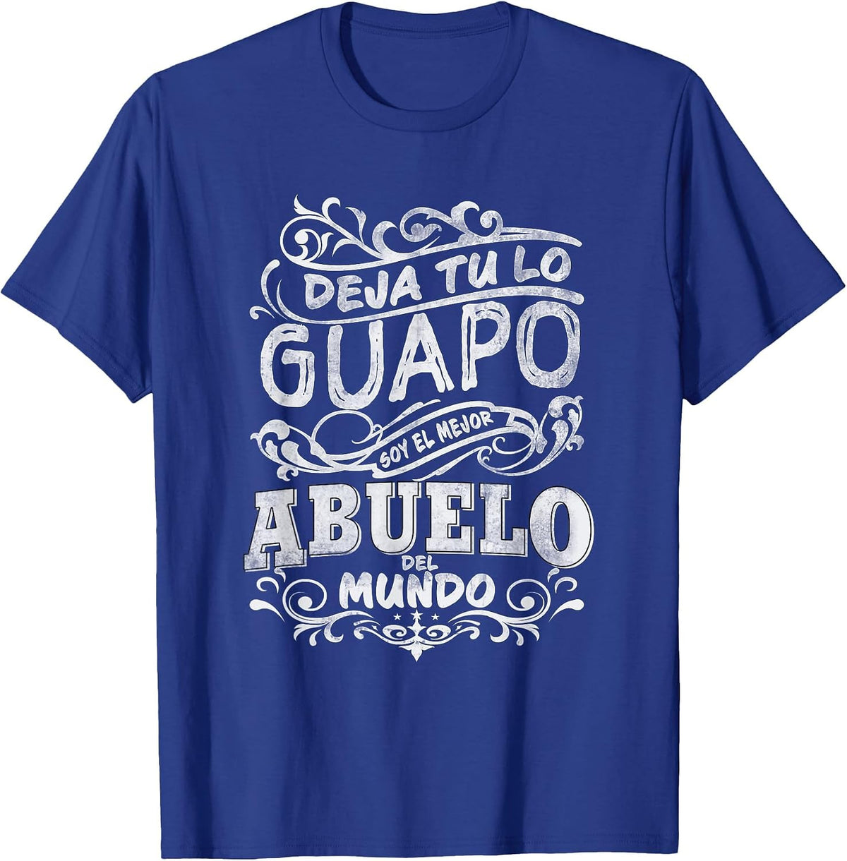Camisa de Hombre Mejor Abuelo del Mundo para Dia del Padre T-Shirt - Royal Blue