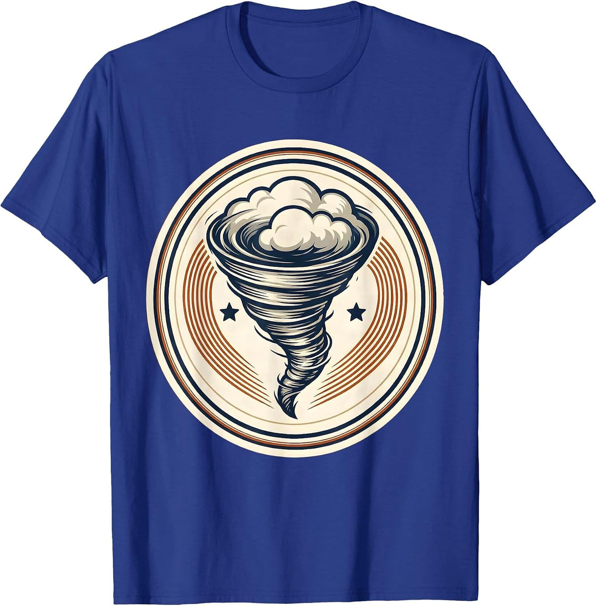 Men's Cheerful Tornado Weather Storm Chaser Meteorology Humor T-Shirt - Royal Blue