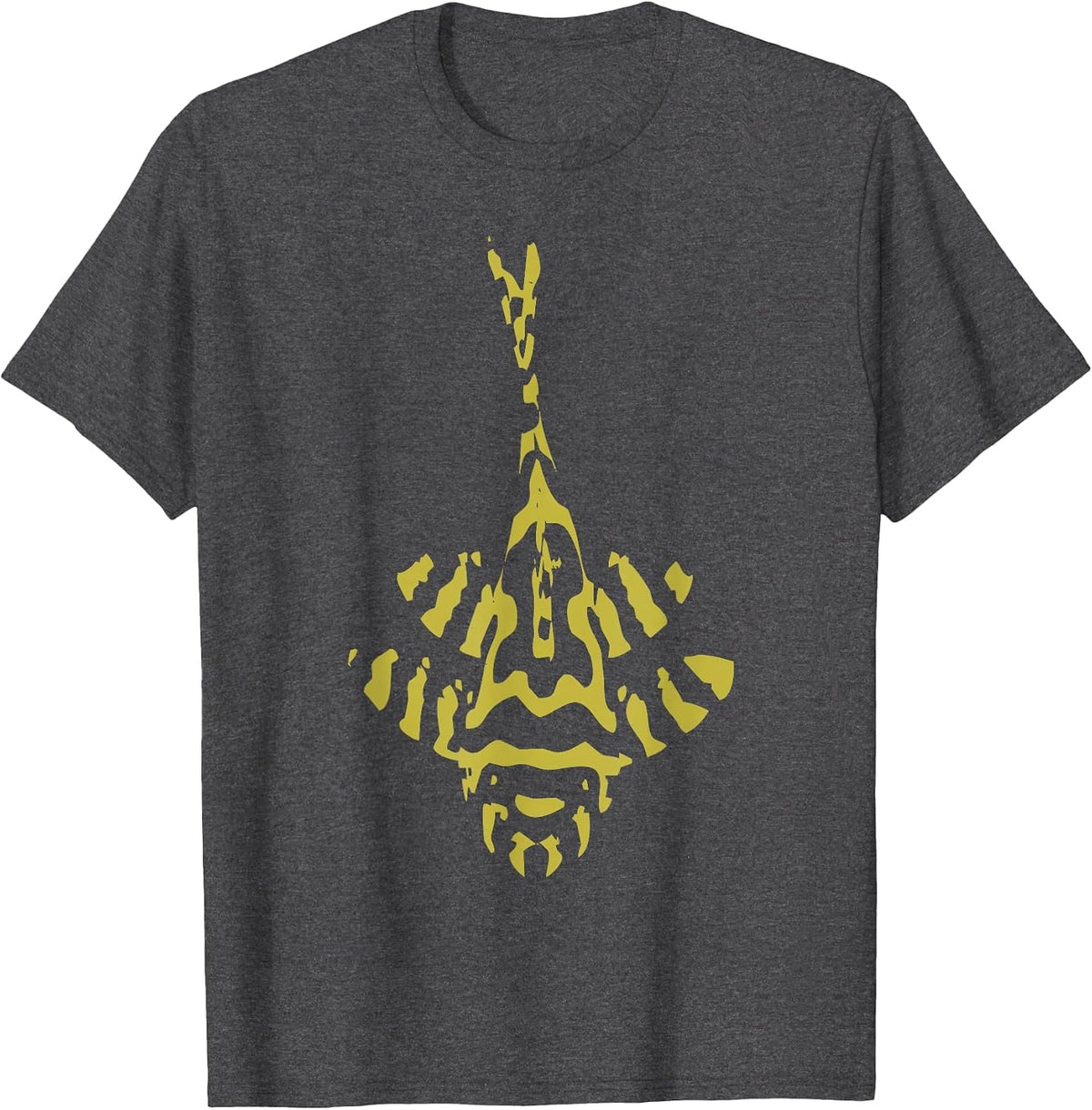 Zebra Pleco Aquarium Hypancistrus L236 Lnumber Plecostomus T-Shirt - Dark Heather Grey