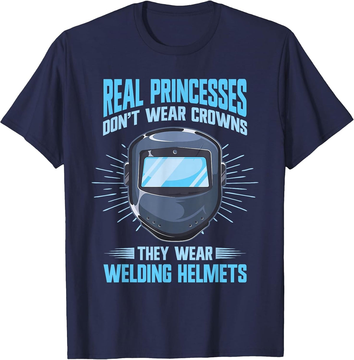 Funny Welding Welder Metalwork T-Shirt - Navy Blue