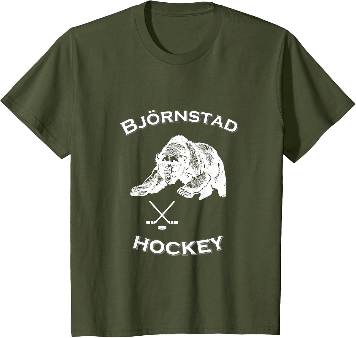 Beartown Ice Hockey T-Shirt - Olive Green
