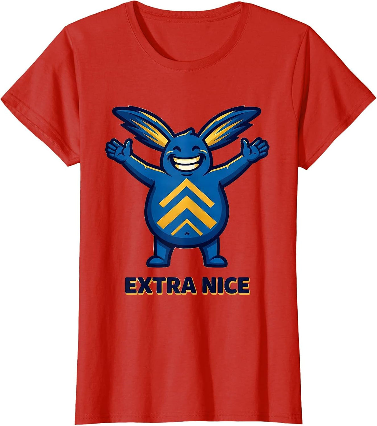 Extra Nice Heartfelt Down Syndrome Awareness Family Support T-Shirt - Red