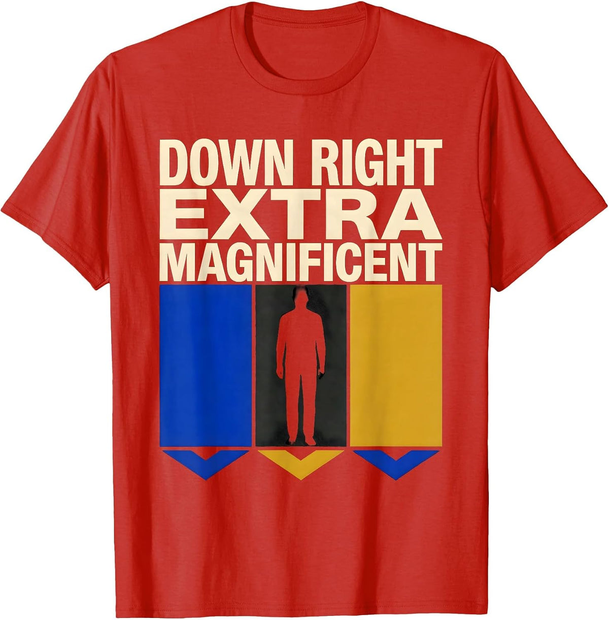 Down Right Extra Magnificent Heartfelt Down Syndrome T-Shirt - Red